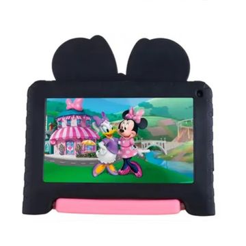 Tablet 7 Polegadas Multilaser M7 WIFI 4GB Quad-Core 1.6 GHz Android Preto/Rosa - NB414