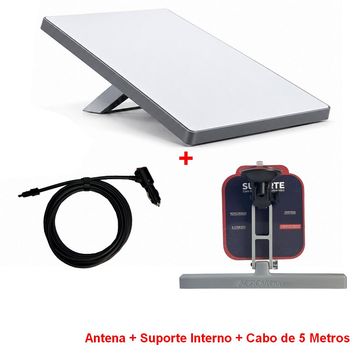 Kit Starlink Mini Internet via Satélite - 2535008BR + Suporte Interno + Cabo de 5 Metros-SINOP-03