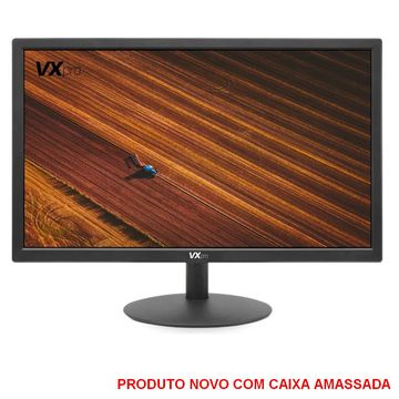 Monitor Duex Vx Pro Tela 19 LED 75Hz HD Preto 1x VGA 1x HDMI - VX190X PRODUTO NOVO COM CAIXA AMASSADA