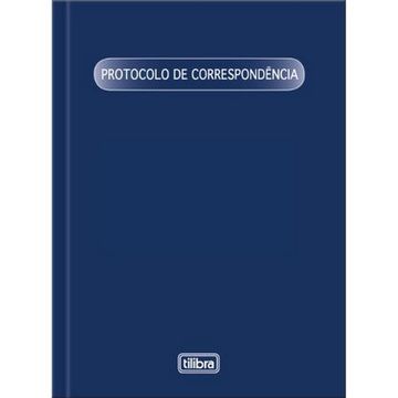 Livro Protocolo de Correspondência 104 Fls 153x216 Pacote com 5 Unidades - Tilibra - 120545-SINOP-03
