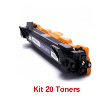Kit 20 Toner Brother TN1000, 1060, 1075 Preto BYQUALY Potencial Suprimentos - TN-1000/1060/1075 KIT-83737/20