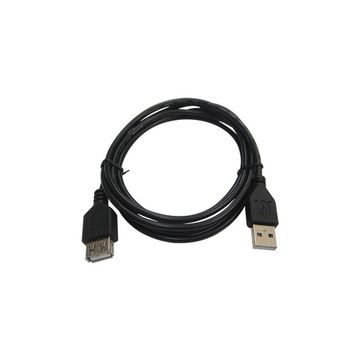 Cabo USB A-Macho - A-Fêmea 1,8 Metros 2.0 Preto - Seccon - WT-5026C-AM/AF-1.8M