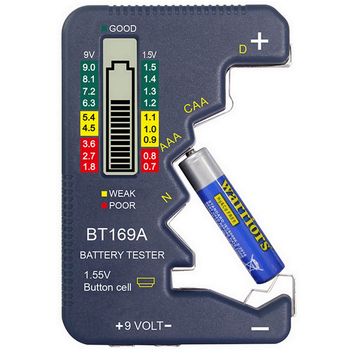Testador de Pilha / Bateria Seccon - WH-BT169A