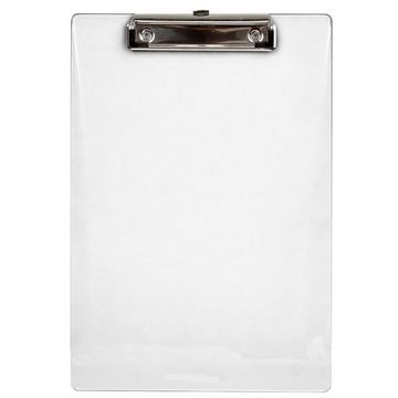 Prancheta Plástico Ofício A4 PET 22.6 x 1.5 x 31.5cm Cristal - Dello - Unitário - DP01.0007.012