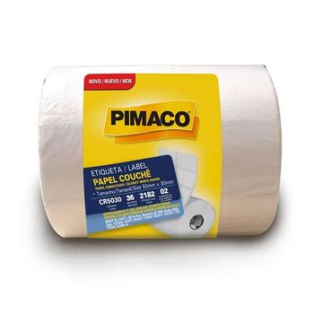 Etiqueta Adesiva Couchê 50 x 30mm 2 Carreiras 36 Metros Pimaco - 970808