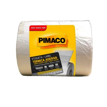 Etiqueta Adesiva Térmica 34 x 23mm 3 Carreiras 36 Metros Pimaco - 970810