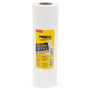 Etiqueta Adesiva Térmica 60 x 30mm 22 Metros Pimaco - Pacote com 4 Unidades - 970805 - 144237