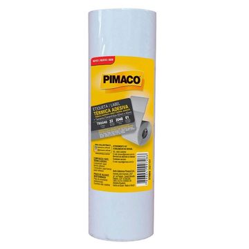 Etiqueta Adesiva Térmica 60 x 40mm 22 Metros Pimaco - Pacote com 4 Unidades - TR6040 - 970804