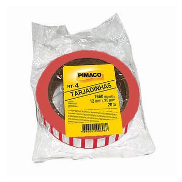 Etiqueta Preço 12mm x 25mm x 20 Metros Rolo com 1660 Etiquetas Pimaco - Unitário - 874914